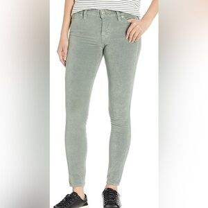 🍃 Lucky Brand Ava Super Skinny Velvet Pants — Sage Green Plushness Size 8/29